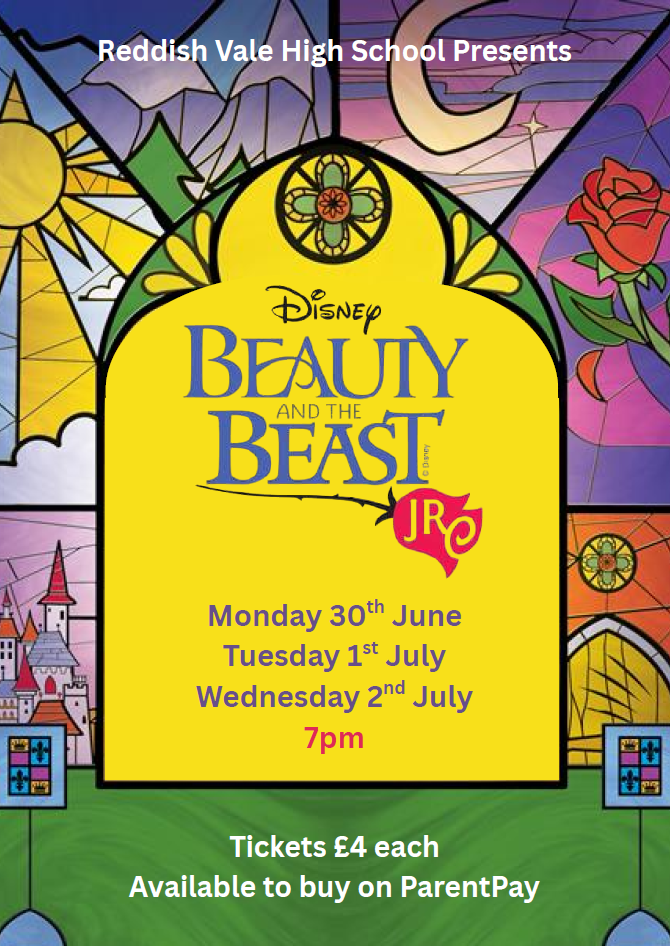 Beauty and the Beast poster. A pdf version of this is also available at the bottom of this web page. 